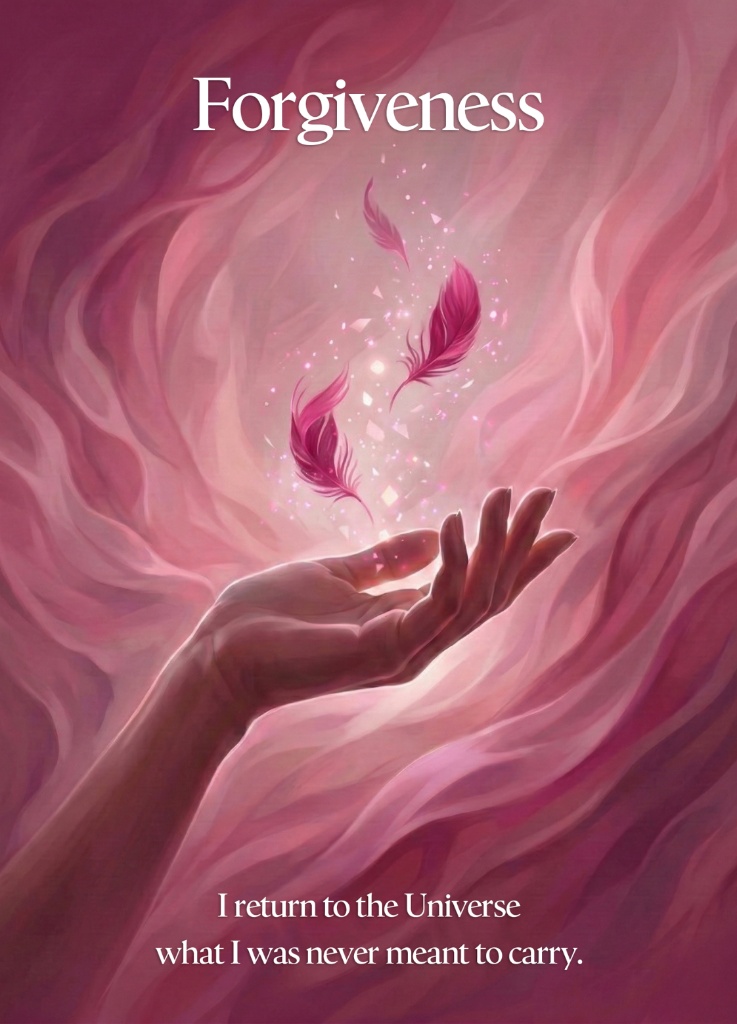 Forgiveness — I return to the Universe what I was never meant to carry.